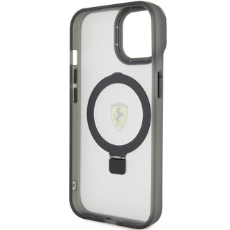 Ferrari Ring Stand 2023 Collection MagSafe Case pro iPhone 15 Plus / 14 Plus – černý