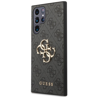 Pouzdro Guess 4G Big Metal Logo pro Samsung Galaxy S24 Ultra - černé