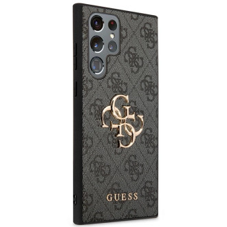 Pouzdro Guess 4G Big Metal Logo pro Samsung Galaxy S24 Ultra - černé