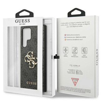 Pouzdro Guess 4G Big Metal Logo pro Samsung Galaxy S24 Ultra - černé
