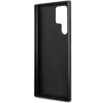 Pouzdro Guess 4G Metal Gold Logo pro Samsung Galaxy S24 Ultra - černé
