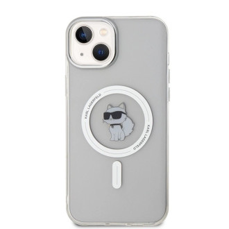 Karl Lagerfeld IML Choupette MagSafe pouzdro pro iPhone 15 Plus - průhledné