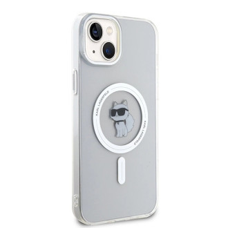 Karl Lagerfeld IML Choupette MagSafe pouzdro pro iPhone 15 Plus - průhledné