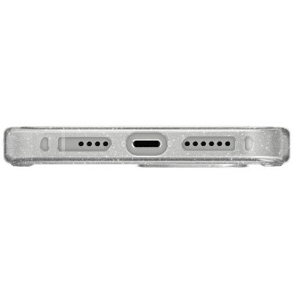 Uniq LifePro Xtreme pouzdro pro iPhone 15 Pro Max 6,7&quot; Magclick Charging transparentní/pozlátko průsvitné