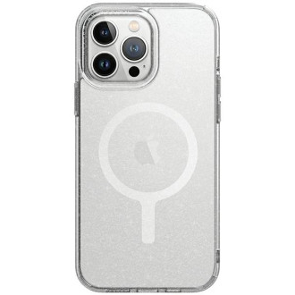 Uniq LifePro Xtreme pouzdro pro iPhone 15 Pro Max 6,7&quot; Magclick Charging transparentní/pozlátko průsvitné