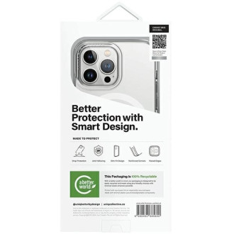 Uniq LifePro Xtreme pouzdro pro iPhone 15 Pro Max 6,7&quot; Magclick Charging transparentní/pozlátko průsvitné