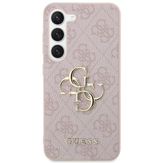 Pouzdro Guess 4G Big Metal Logo pro Samsung Galaxy S24+ - růžové