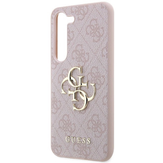 Pouzdro Guess 4G Big Metal Logo pro Samsung Galaxy S24+ - růžové