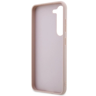 Pouzdro Guess 4G Big Metal Logo pro Samsung Galaxy S24+ - růžové