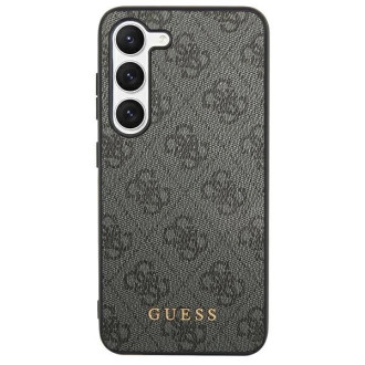 Pouzdro Guess 4G Metal Gold Logo pro Samsung Galaxy S24+ - černé