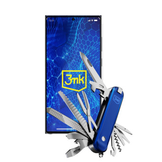 Sklo 9H 3mk HardGlass Max Lite™ pro Samsung Galaxy S23 Ultra