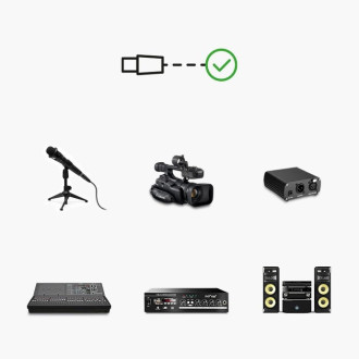 Ugreen Extension Audio Cable Microphone Cable Microphone XLR (Female) - XLR (Male) 2m (AV130)