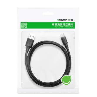 Ugreen cable USB - USB Type C 480 Mbps 3 A 1.5 m cable black (US287 60117)