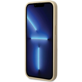 Pouzdro Guess GUHCP13LHG4SGD pro iPhone 13 Pro / 13 - zlaté Glitter Script Big 4G