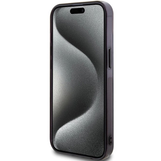 Karl Lagerfeld KLHMP15SHKHNOTK iPhone 15 6,1" průhledný pevný obal IML Karl`s Head MagSafe