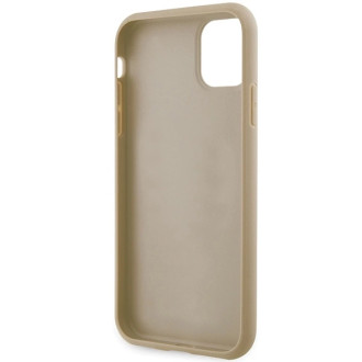 Pouzdro Guess GUHCN61HG4SGD pro iPhone 11 / Xr - zlaté Glitter Script Big 4G