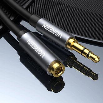 Ugreen cable AUX extension cable 3.5 mm mini jack 1m silver (10592)
