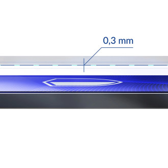Tvrzené sklo pro iPhone 14 Pro Max / 14 Plus hybrid flexi 7H z řady 3mk FlexibleGlass