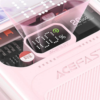 Powerbanka Acefast 20000mAh Sparkling Series rychlé nabíjení 30W růžová (M2)
