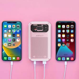 Powerbanka Acefast 20000mAh Sparkling Series rychlé nabíjení 30W růžová (M2)