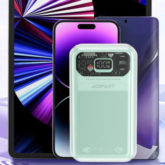Powerbanka Acefast 20000mAh Sparkling Series rychlé nabíjení 30W zelená (M2)