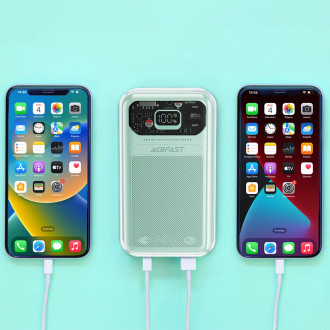 Powerbanka Acefast 20000mAh Sparkling Series rychlé nabíjení 30W zelená (M2)