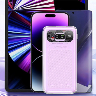 Powerbanka Acefast 10000mAh Sparkling Series rychlé nabíjení 30W fialová (M1)