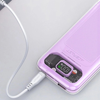 Powerbanka Acefast 10000mAh Sparkling Series rychlé nabíjení 30W fialová (M1)