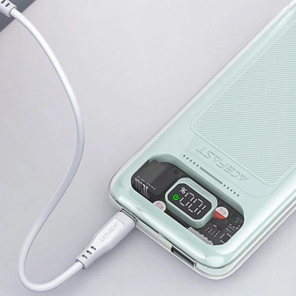 Powerbanka Acefast 10000mAh Sparkling Series rychlé nabíjení 30W zelená (M1)