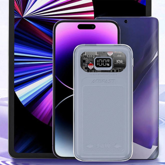 Powerbanka Acefast 10000mAh Sparkling Series rychlé nabíjení 30W šedá (M1)