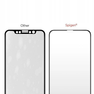 Tvrzené sklo Spigen GLASS FC IPHONE 11 ČERNÉ