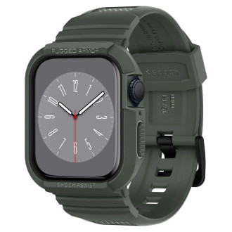 Spigen ARMOR &quot;PRO&quot; Apple Watch 4 / 5 / 6 / 7 / 8 / SE (44 / 45 MM) VOJENSKÁ ZELENÁ