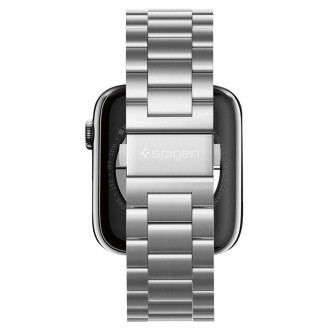 Spigen MODERN FIT BAND Apple Watch 4 / 5 / 6 / 7 / 8 / SE (42 / 44 / 45MM) STŘÍBRNÉ