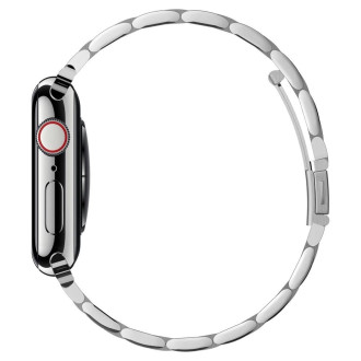 Spigen MODERN FIT BAND Apple Watch 4 / 5 / 6 / 7 / 8 / SE (38 / 40 / 41MM) STŘÍBRNÉ