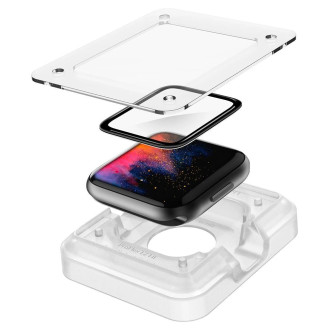 HYBRIDNÍ GLASS Spigen PROFLEX &quot;EZ FIT&quot; Apple Watch 4/5/6/SE (40MM)