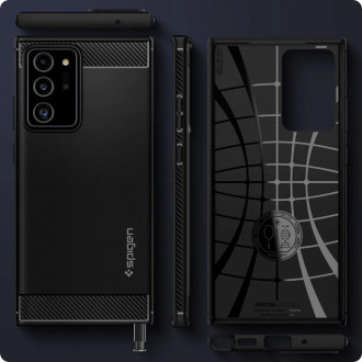 Spigen RUGGED ARMOR GALAXY NOTE 20 ULTRA MATTE BLACK