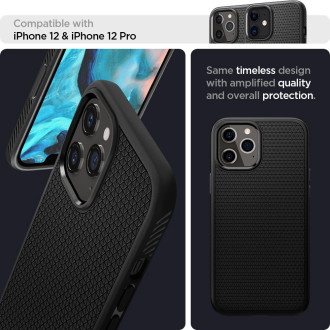 Spigen LIQUID AIR IPHONE 12/12 PRO MATTE BLACK