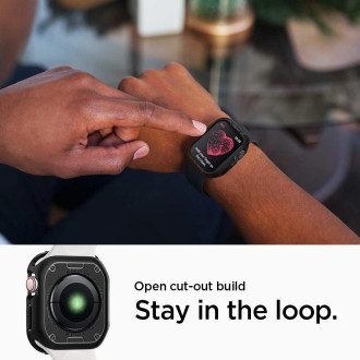 Spigen RUGGED ARMOR Apple Watch 4/5/6/7/8/SE (40/41MM) ČERNÉ