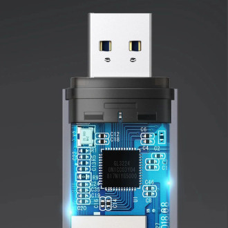 [ON RETURN] Ugreen SD / micro SD card reader for USB 3.0 / USB Type C 3.0 gray (50706)