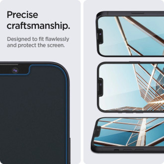 Tvrzené sklo Spigen GLAS.TR &quot;EZ FIT&quot; 2BAL IPHONE 13 / 13 PRO / 14