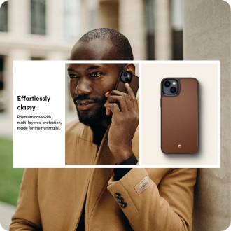 Spigen CYRILL KAJUK MAG MAGSAFE IPHONE 14 PLUS SADDLE BROWN
