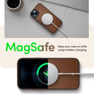 Spigen CYRILL KAJUK MAG MAGSAFE IPHONE 14 PLUS SADDLE BROWN