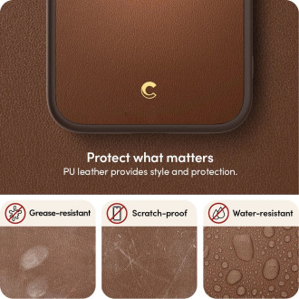 Spigen CYRILL KAJUK MAG MAGSAFE IPHONE 14 PLUS SADDLE BROWN