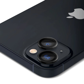 Spigen OPTIK.TR &quot;EZ FIT&quot; CAMERA PROTECTOR 2-PACK IPHONE 14/14 PLUS BLACK COVER