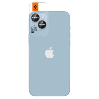 Spigen OPTIK.TR &quot;EZ FIT&quot; CAMERA PROTECTOR 2-PACK IPHONE 14/14 PLUS BLACK COVER