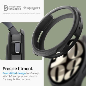 Spigen TEKUTINY VZDUCHU Samsung GALAXY Watch 6 (44MM) MATTE ČERN