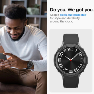 Spigen TEKUTÝ VZDUCH Samsung GALAXY Watch 6 KLASICKÉ (47MM) MATNÁ ČERNÁ