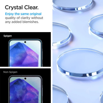 Spigen Glass tR AlignMaster 2 Pack – Samsung Galaxy A55