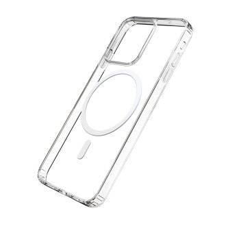 Pouzdro pro iPhone 14 Plus kompatibilní s MagSafe z řady 3mk MagCase - průhledné