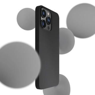 Silikonové pouzdro iPhone 13 Pro Max Series 3mk – černé